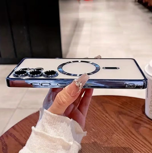 Samsung Galaxy S24 Ultra MagSafe Tok Kameravédővel – Kék