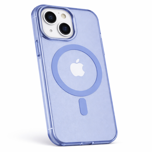 iPhone 13/14 mágneses szilikon tok, Kék
